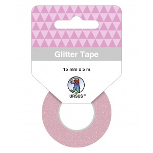 Glitter Tape rose, selbstklebend