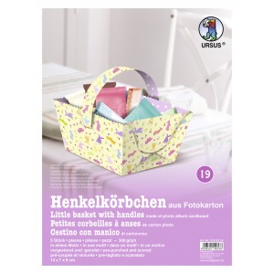 Henkelkörbchen "Ostern" hellgelb