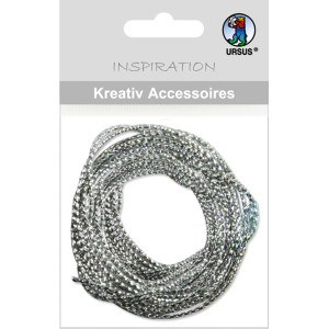 Kreativ Accessoires "Mini Pack" Kordel silber metallic