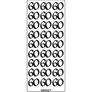 Kreativ Sticker "60" gold