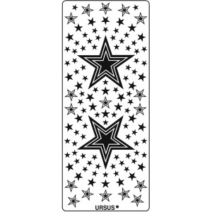 Kreativ Sticker "Sterne 4" kupfer