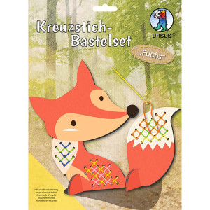 Kreuzstich-Bastelset Fuchs