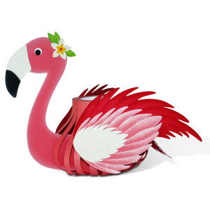 Laternen-Bastelset Flamingo 8