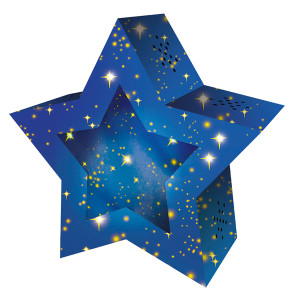 Laternen-Bastelset Twinkle Star, Sternenhimmel