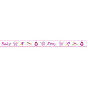 Masking Tape "Baby" rosa, 1 Rolle