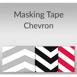 Masking Tape "Chevron", 1 Rolle