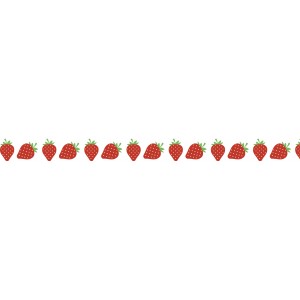 Masking Tape "Erdbeeren", 1 Rolle