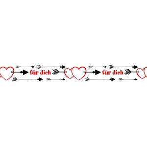 Masking Tape "für dich", 1 Rolle