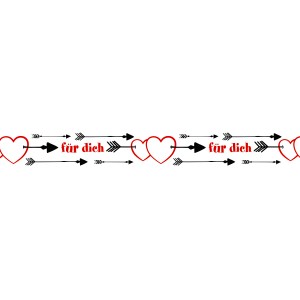 Masking Tape "für dich", 1 Rolle