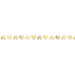 Masking Tape "Glocken" gold - Motiv 11