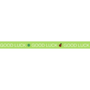 Masking Tape "Good luck", 1 Rolle