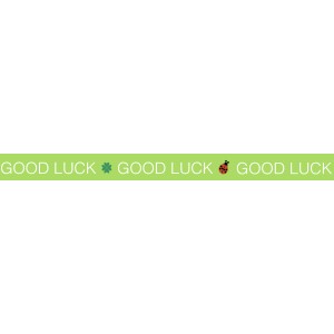 Masking Tape "Good luck", 1 Rolle