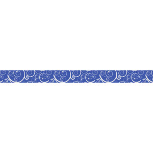 Masking Tape "Ornament" blau, 1 Rolle