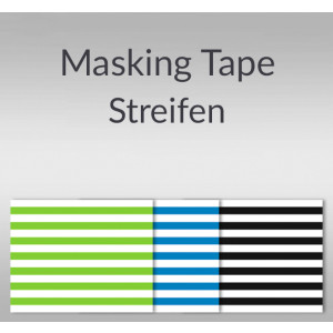 Masking Tape "Streifen horizontal", 1 Rolle