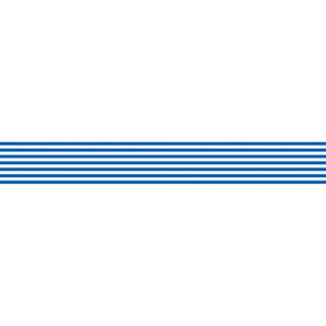 Masking Tape "Streifen horizontal" blau, 1 Rolle