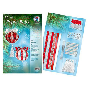 Mini Paper Balls "Yule Ornaments"