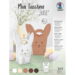 Mini-Taschen "Hase" - 5er Set