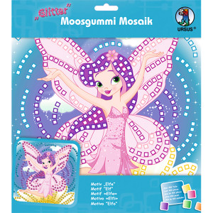 Moosgummi-Mosaik "Glitter" Elfe