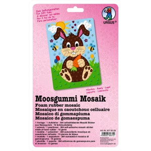 Moosgummi Mosaik "Häschen"