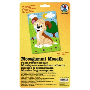 Moosgummi Mosaik "Hund"