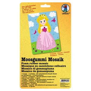 Moosgummi Mosaik "Prinzessin"