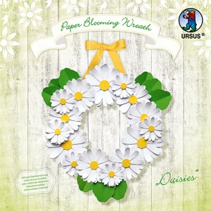 Paper Blooming Wreath "Daisies"