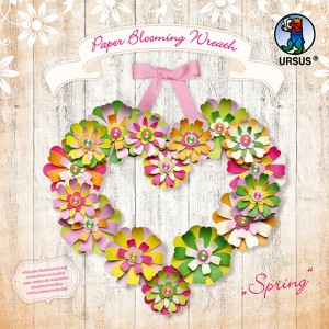 Paper Blooming Wreath "Spring"