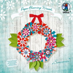 Paper Blooming Wreath "Summer"