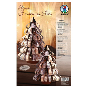 Paper Christmas Trees "Country"