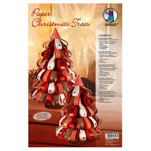 Paper Christmas Trees "Landhaus"