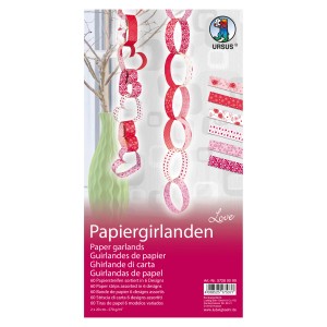 Papiergirlanden "Love"