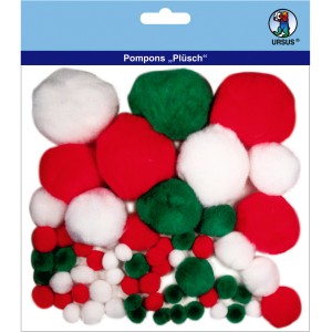 Pompons "Plüsch" Mix 9