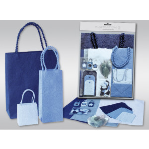 Präsenttaschen-Set "blau"