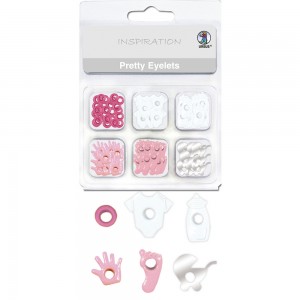 Pretty Eyelets "Baby Girl" 2-4 mm