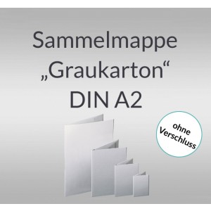 Sammelmappe "Graukarton" DIN A2