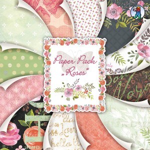 Scrapbooking Paper Pack Roses