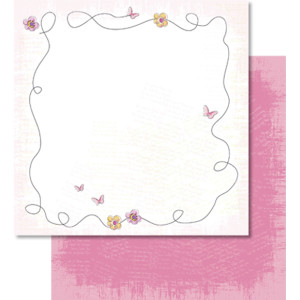 Scrapbooking Papier "Blütenzauber" Motiv 06 - 25 Blatt