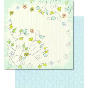 Scrapbooking Papier "Blütenzauber" Motiv 08 - 25 Blatt