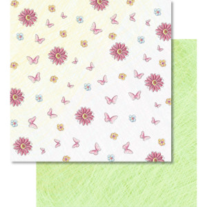 Scrapbooking Papier "Blütenzauber" Motiv 10 - 25 Blatt