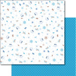 Scrapbooking Papier "Classic Christmas blau/braun"
Motiv 05 - 25 Blatt