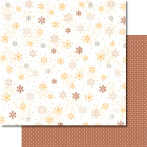 Scrapbooking Papier "Classic Christmas creme/braun"
Motiv 03 - 5 Blatt