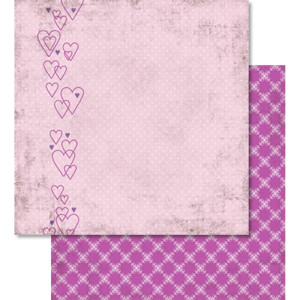 Scrapbooking Papier "Liebe" Motiv 22 - 5 Blatt