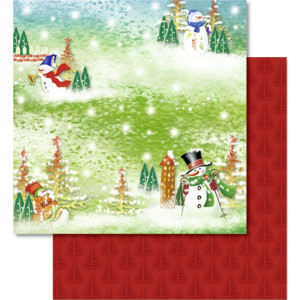 Scrapbooking Papier "Weihnachten" Motiv 69 - 25 Blatt