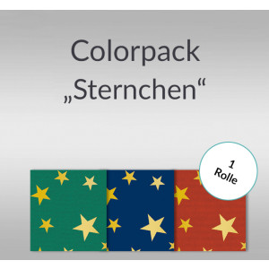 Sternchen-Colorpack 80 g/qm - 1 Rolle