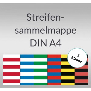 Streifen-Sammelmappe DIN A4