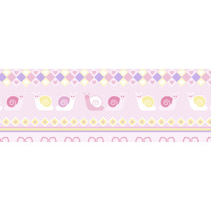Transparentpapier "Baby" rosa DIN A4 Motiv 01 - 5 Blatt