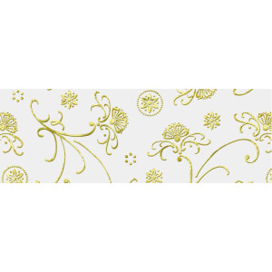Transparentpapier "Golden Style" DIN A4 Fleur d'or - 5 Blatt