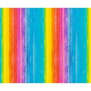 Transparentpapier Regenbogen Streifen ca. 50 x 61 cm - 5 Rollen
