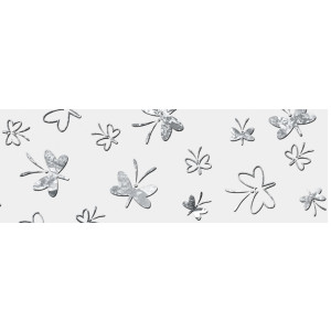 Transparentpapier "Silver Style" DIN A4 Schmetterlinge - 5 Blatt