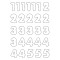 Weiteres Bild zu Blanko Magnete „Zahlen & Symbole“, 90 Stück